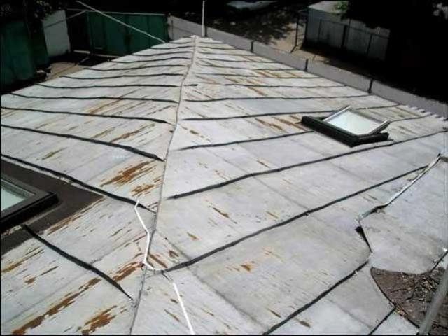 Монтаж на метален покрив Как да ремонтирате железен покрив