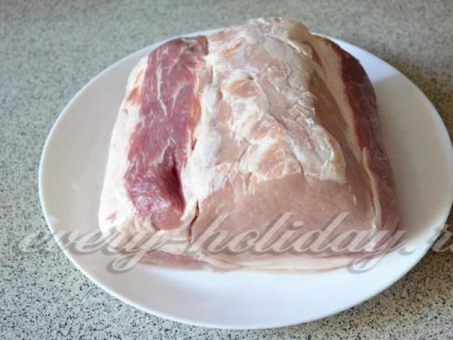 सूअर के मांस से मांस 
