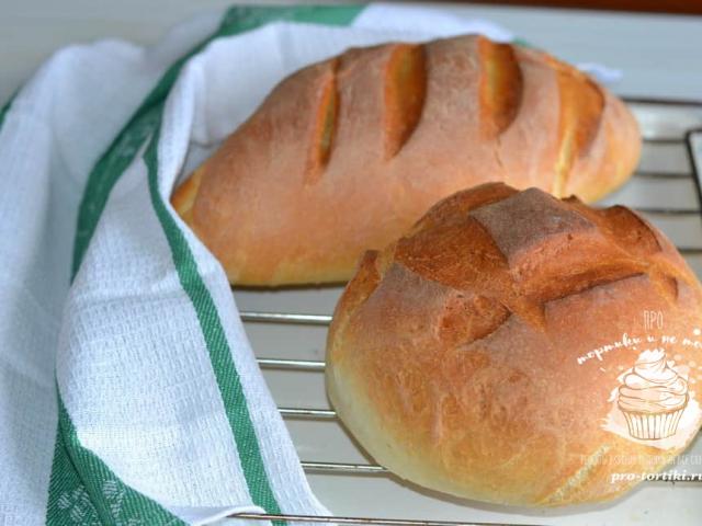 ओवन में रोटी बनाने की क्लासिक रेसिपी