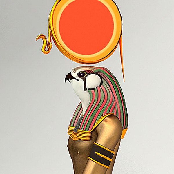 Soarele zeului egiptean: imagini mitologice