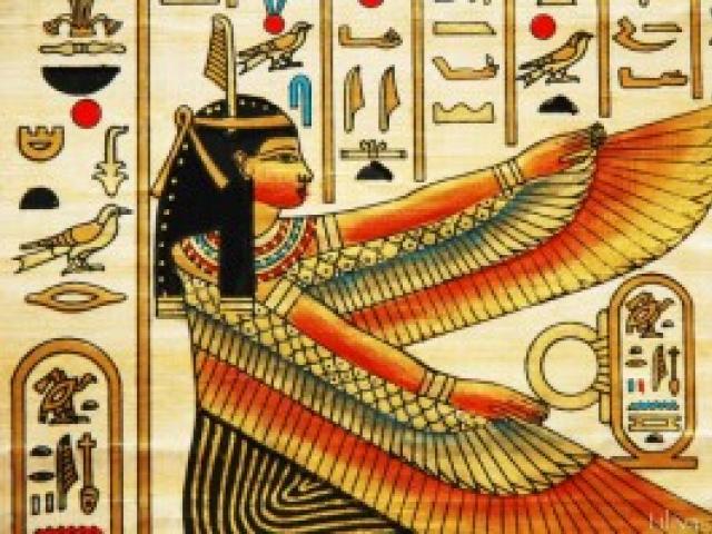 मिस्र से पपीरस स्मृति चिन्ह